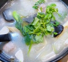 Fresh Meatball Soup