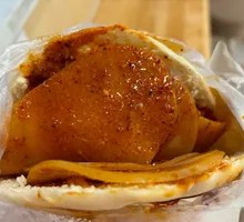 Double Egg Potato Slice Steamed Bun