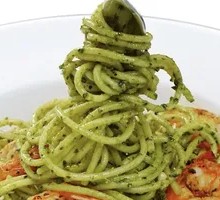 Basil Pesto Shrimp Pasta