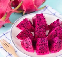 Fresh Sliced Dragon Fruit