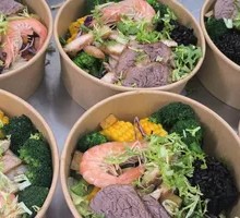 Grand Slam Beef Shrimp Chicken Light Bowl