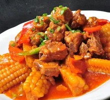 Stewed Pork Ribs with Corn