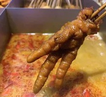 Tiger Skin Chicken Claw Skewers