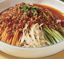 Chicken丝 Cold Rice Noodles