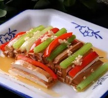 Celery and Tofu Cubes