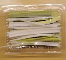 Cucumber with Green Onion Strips