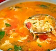 Tomato Egg Drop Soup