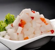 Pickled Radish Cubes