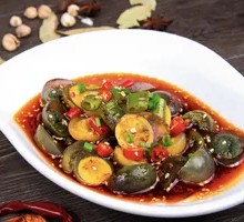 Spicy Pepper with Preserved Egg