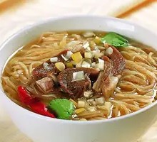 Lamb Noodle with Three Fresh Ingredients