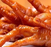 Braised Chicken Feet with Tiger Skin