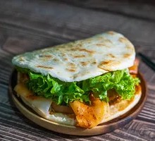 Potato Slice in Flatbread
