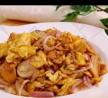 Scallion Fried with Farm Eggs