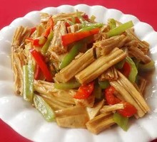 Fried Meatballs with Fermented Bamboo Shoots