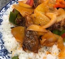 Potato Beef Rice Bowl