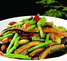 Eggplant and Green Bean Rice