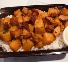 Potato Braised Pork Rice Bowl