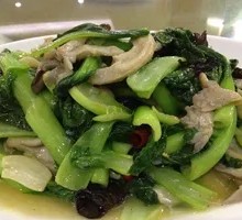 Mushroom and Greens Stir-fry