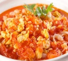 Tomato and Egg Rice Bowl