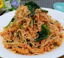 Bean Sprout and Wheat Gluten Stir-fry
