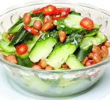 Spiced Cucumber with Peanut