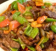 Pan-fried Beef Noodles