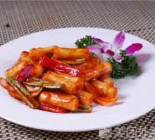 Kimchi Chicken Rice Cake Stir-Fry