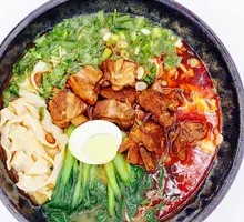 Braised Pork Rib Knife-Sliced Noodles