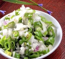 Cucumber and Green Chili Salad