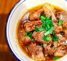 Steamed Pork Ribs with Fermented Black Beans and Chili