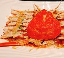 Steamed Russian King Crab with Garlic and Vermicelli