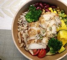 Baked Chicken Breast with Abalone Mushroom Salad