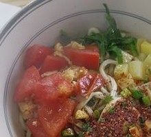 Oil-Poured Tofu and Tomato Sauce