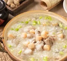 Pork Rib and Scallop Porridge