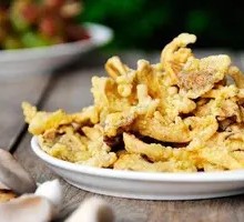 Golden Fried Mushrooms