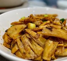 Preserved Mustard Greens Stir-Fried with Lotus Root