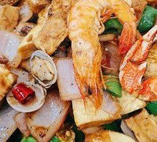 Seafood Stew Pancake