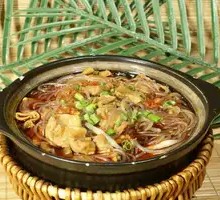 Intestine and Vermicelli Dish