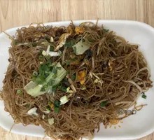 Egg and Pork Fried Rice Noodles