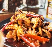 Spicy Stir-fried Octopus