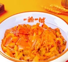 Spicy Radish Crab Stuffed Noodles