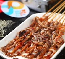 Grilled Squid Tentacles