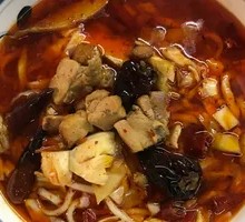 Spicy Pickled Cabbage Chicken Noodles