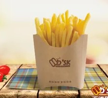 Original Leg Burger, Fries & Grapefruit Drink