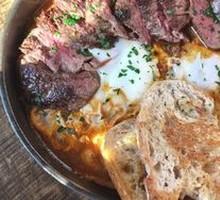Steak and North African Egg