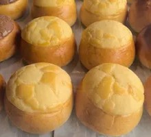 Taro Paste and Salted Egg Yolk Pineapple Bun