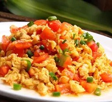 Scrambled Eggs with Tomatoes