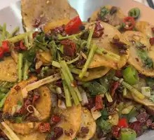 Spicy Potatoes in Dry Pot