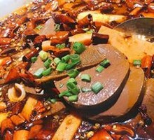 Spicy Sichuan Blood Duck Hot Pot