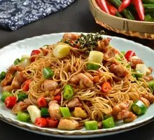 Double Pepper Chicken Noodles
